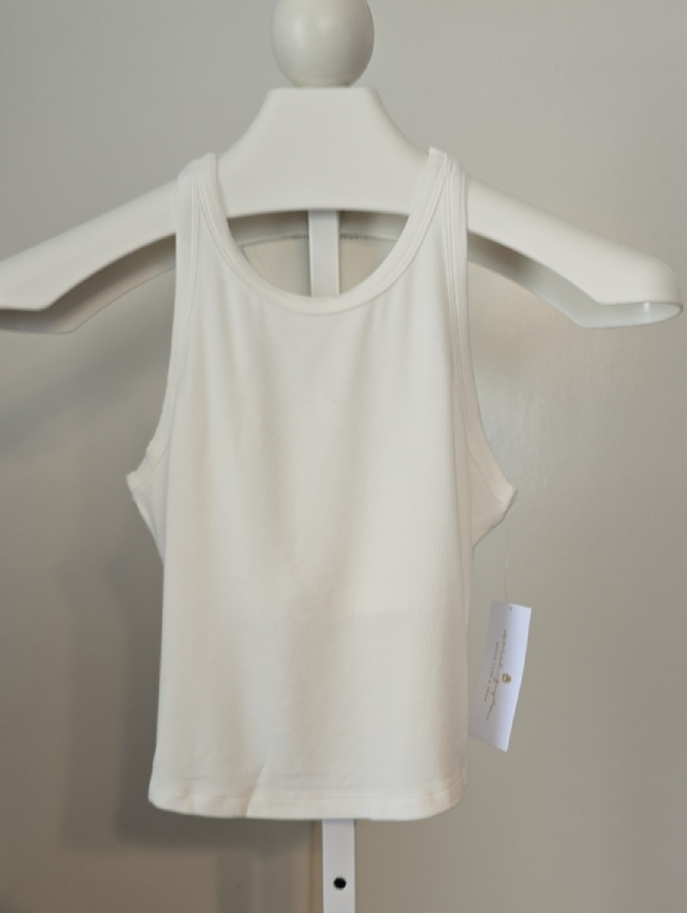Spiritual Gangster Med NWT White Ribbed Tank